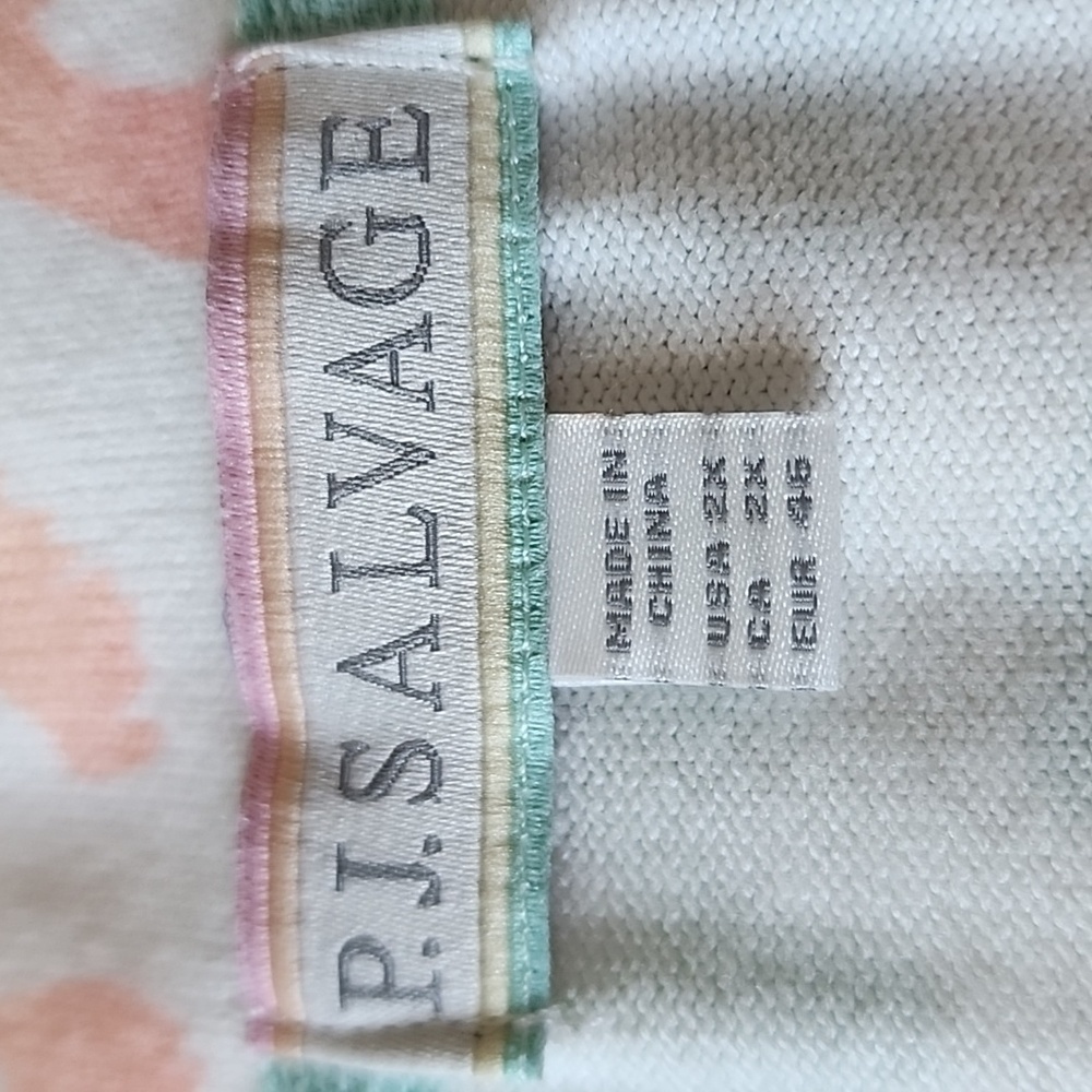 PJ Salvage Women's Loungewear Gradient Good Vibes Long Sleeve Top - Picture 7 of 14